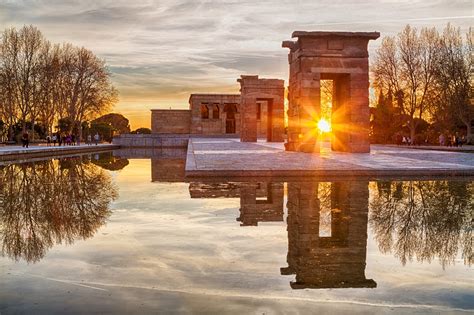 atardecer templo debod|Mirador del Templo de Debod